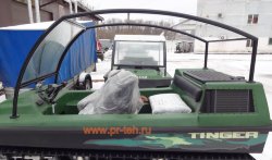 Каркас под тент с лобовым стеклом для вездехода Тингер (Tinger)