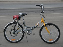Велосипед Заяц с мотором Honda 1,6 л.с. 24 дюйма