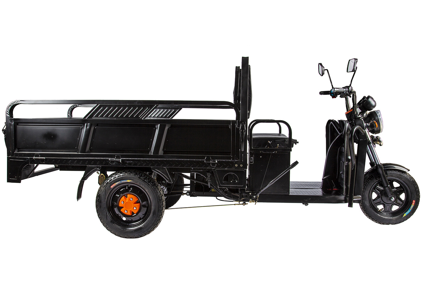 Грузовой электротрицикл Rutrike D4 1800 60V1500W Зеленый-2493