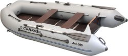 Лодка COMPASS 305 серая